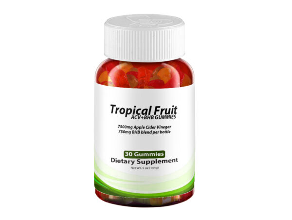 Tropical Fruit ACV+BHB Gummies - 1 Bottle